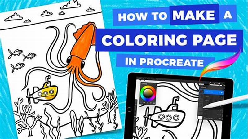 How To Color Coloring Pages On Procreate