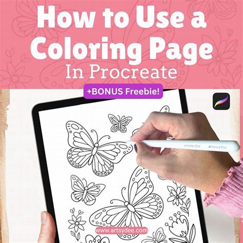 How To Coloring Page Procreate