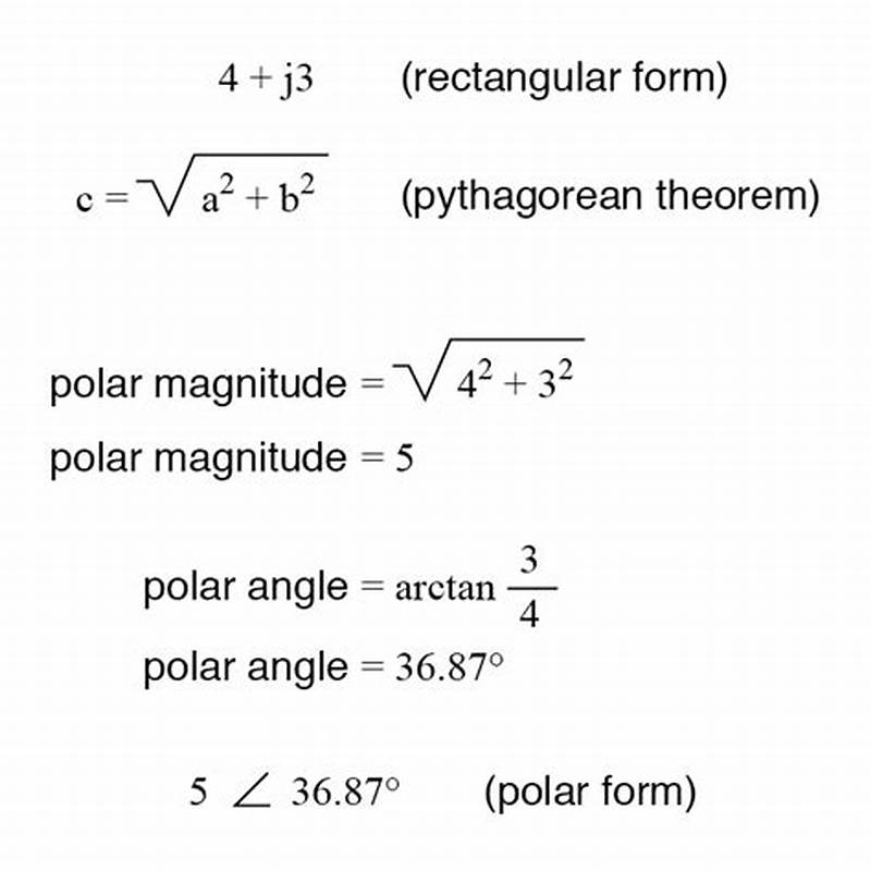 How To Convert Polar Form To Rectangular