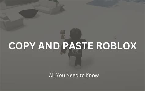How To Copy And Paste Catalog Itemson Roblox