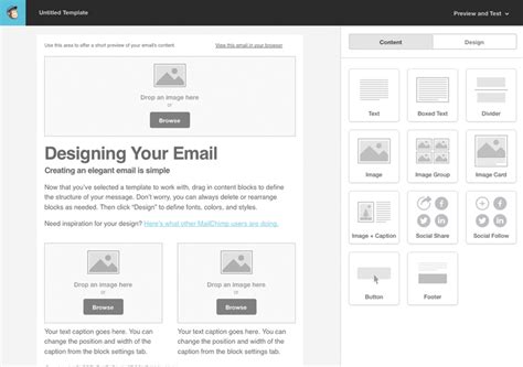 How To Create A 1 2 Mailchimp Template
