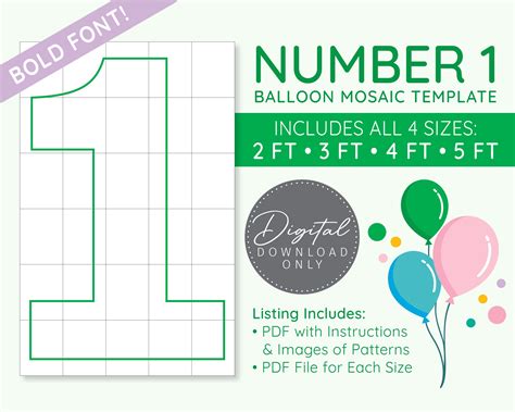 How To Create A Balloon Mosaic Template
