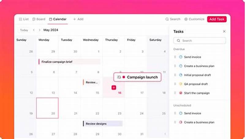How To Create A Calendar In Clickup