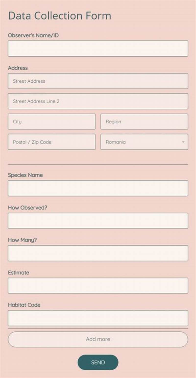 How To Create A Data Collection Form