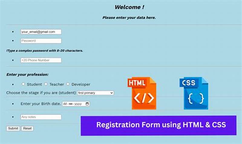 How To Create A Form In Css