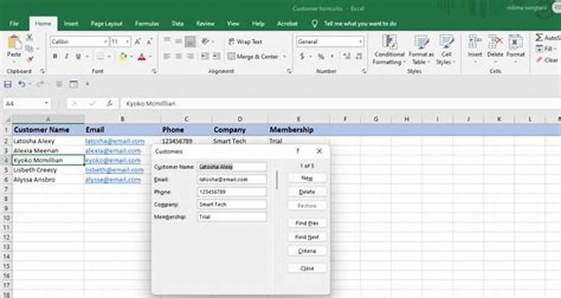 How To Create A Form In Excel