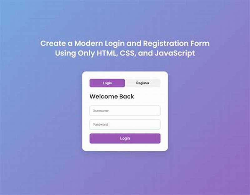 How To Create A Form Using Javascript