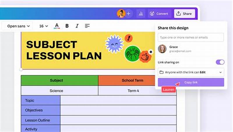 How To Create A Lesson Plan Template