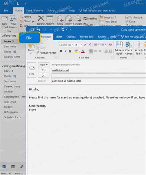 How To Create A Template On Outlook