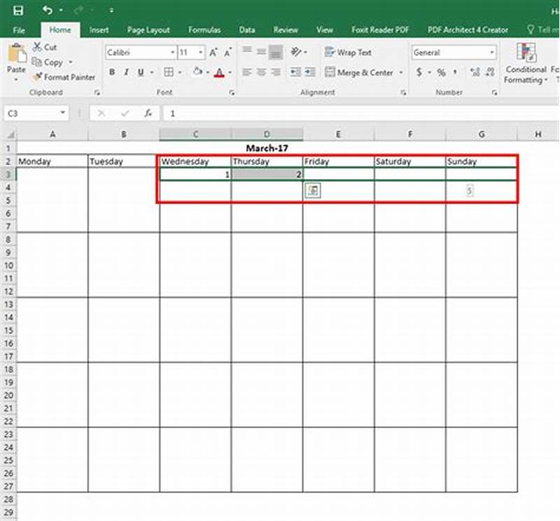How To Create Calendar In Excel 2007