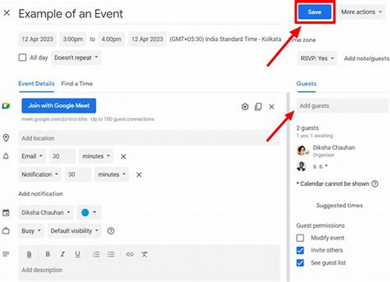 How To Create Calendar Invite In Gmail