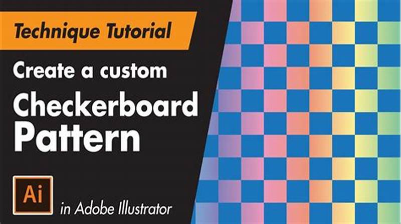 How To Create Checkerboard Pattern In Illustrator