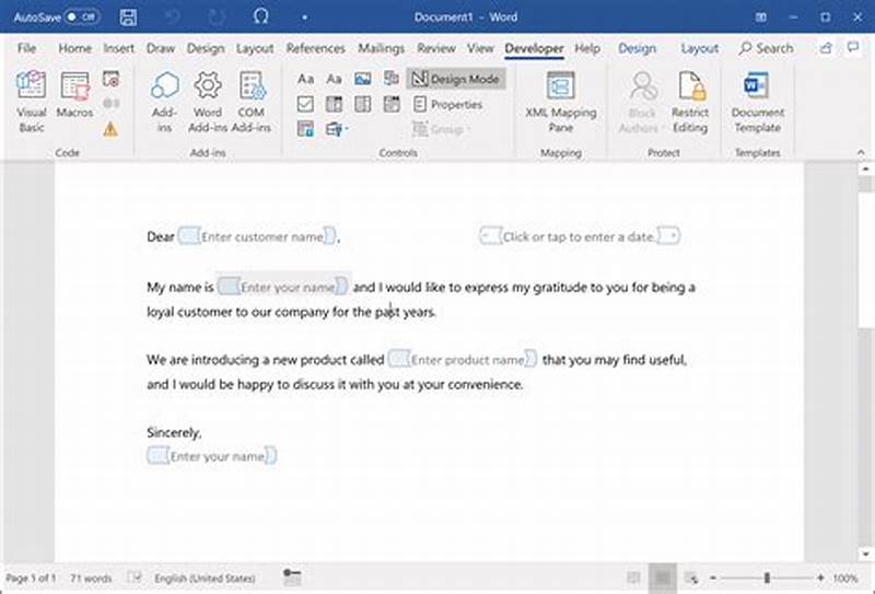 How To Create Form Fields In Word