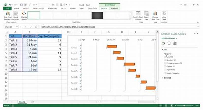 How To Create Gantt Chart Using Excel