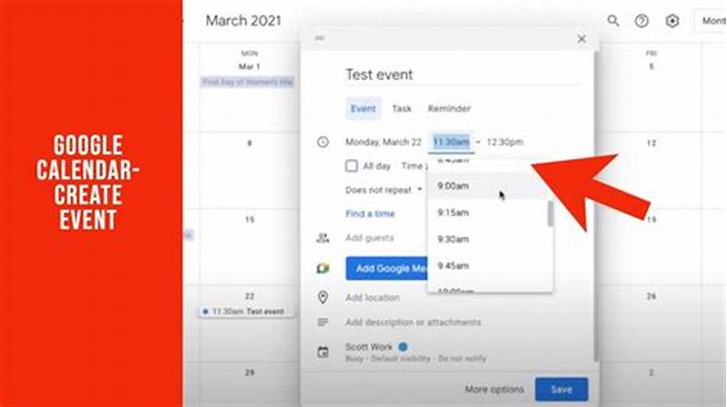 How To Create Google Calendar Events