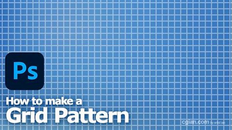How To Create Grid Pattern In Photoshop