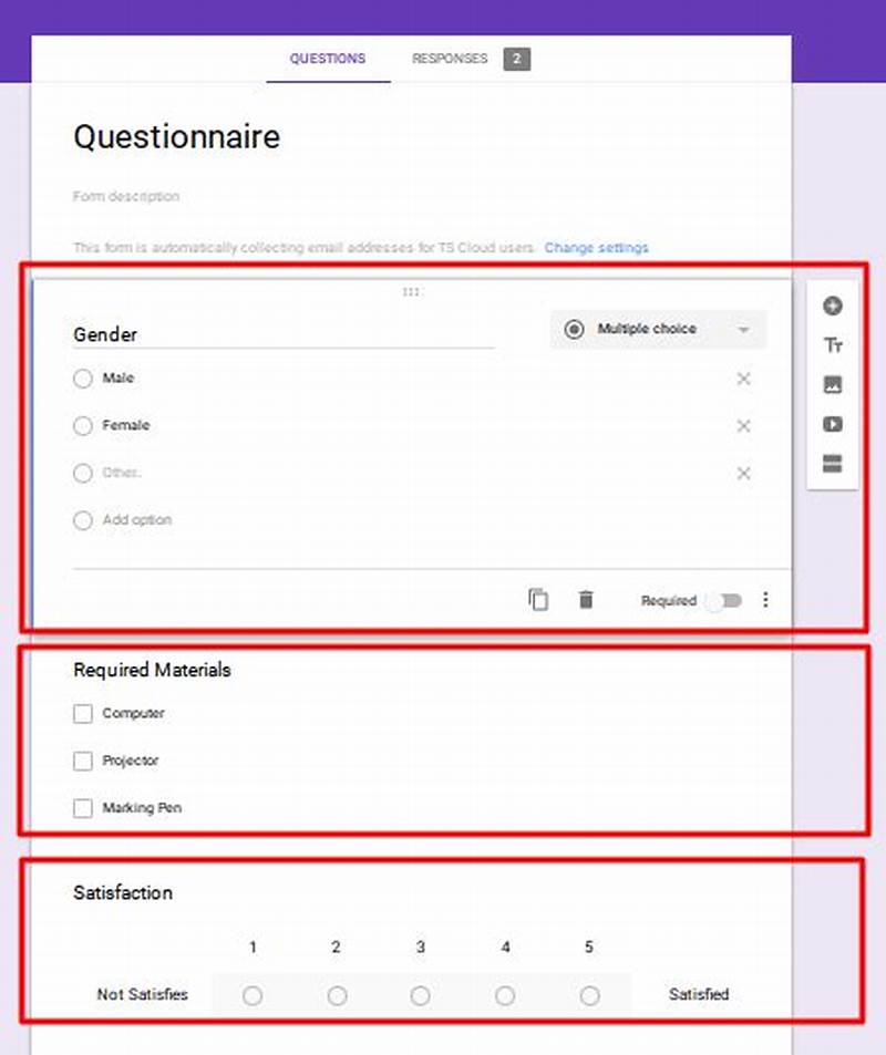 How To Create Questionnaire Using Google Form