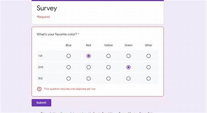 How To Create Table In Google Form