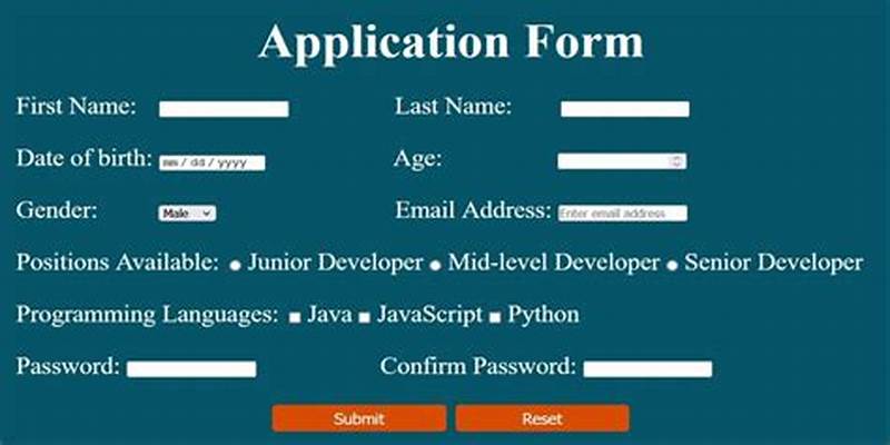 How To Create Web Form In Html