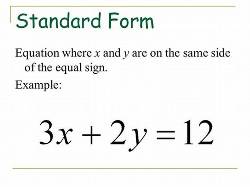 How To Do Standard Form Math
