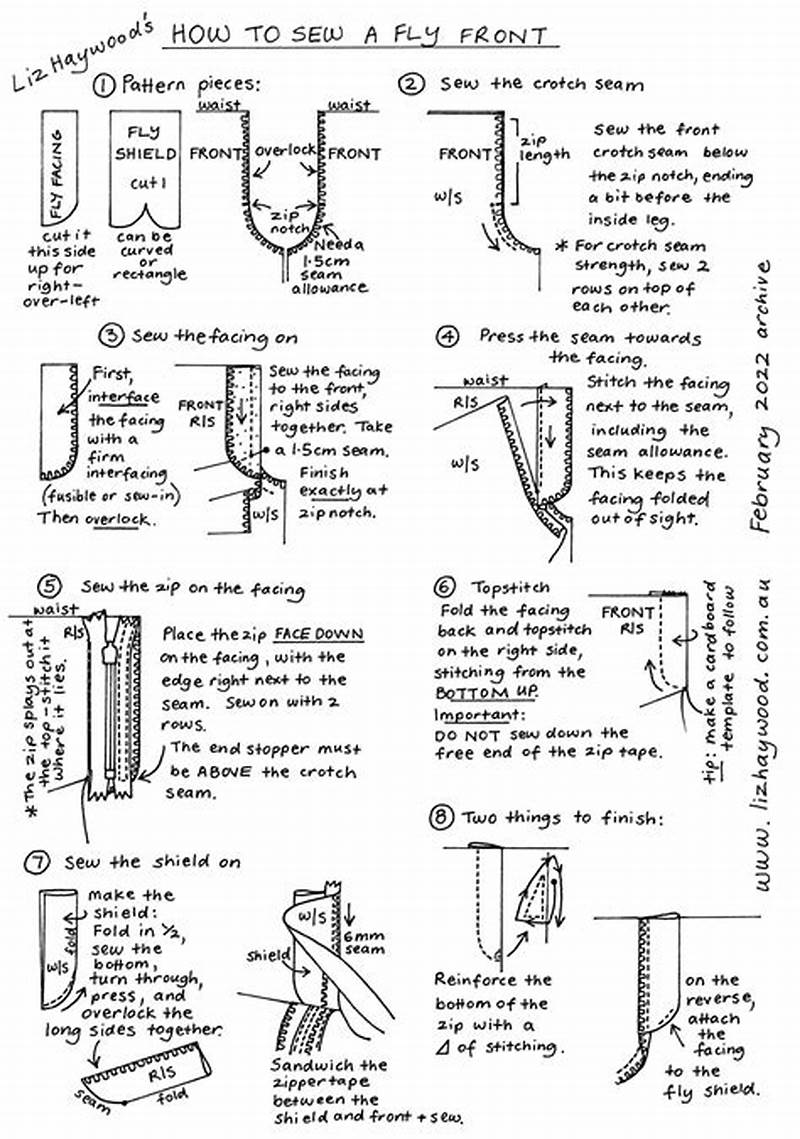 How To Draft A Fly Front Pattern