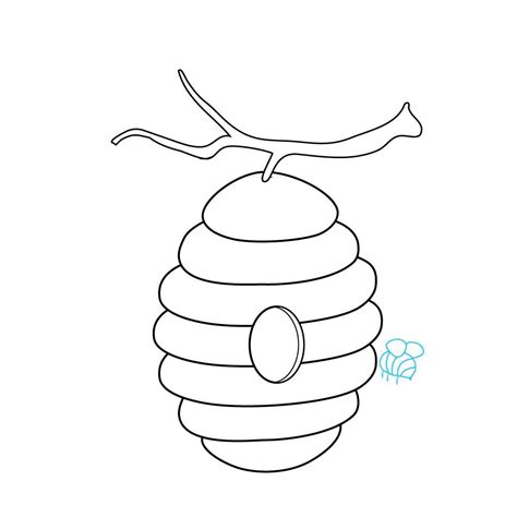 How To Draw A Bee Hive