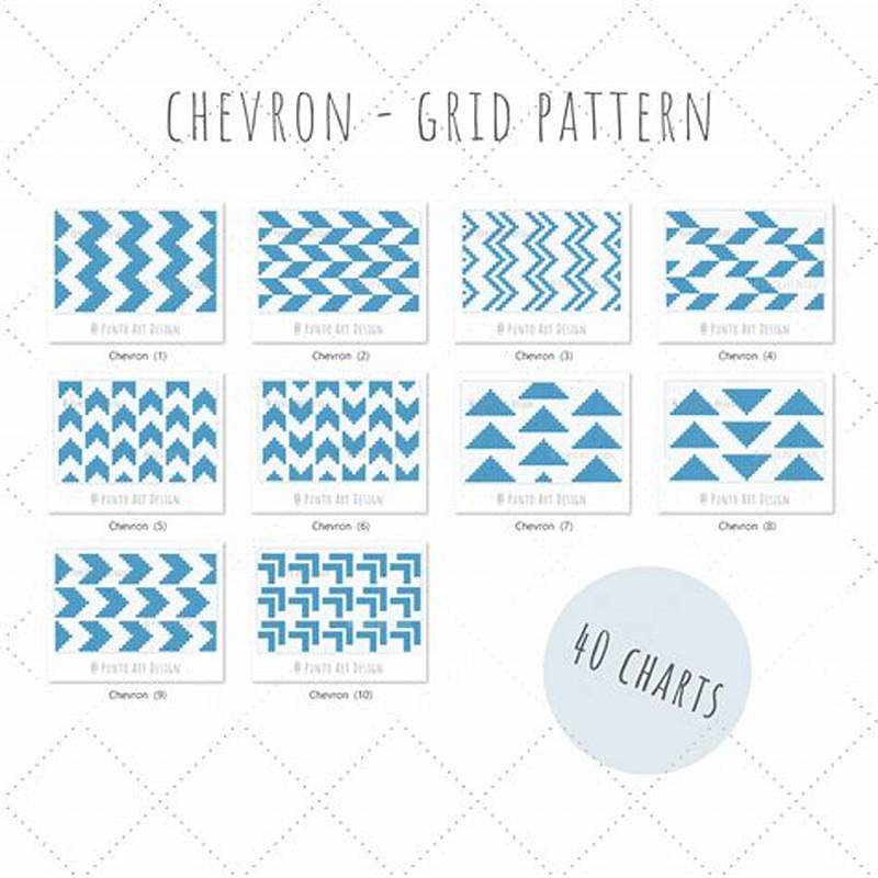 How To Draw A Chevron Pattern