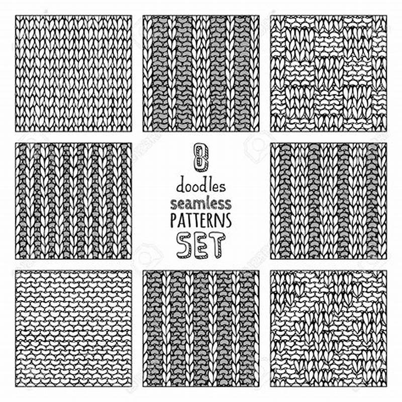 How To Draw A Knit Pattern