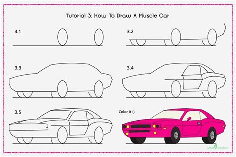 How To Draw A Muscle Car