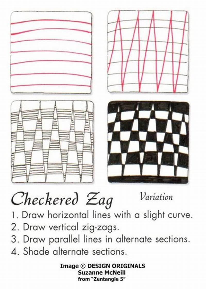 How To Draw Checkered Pattern