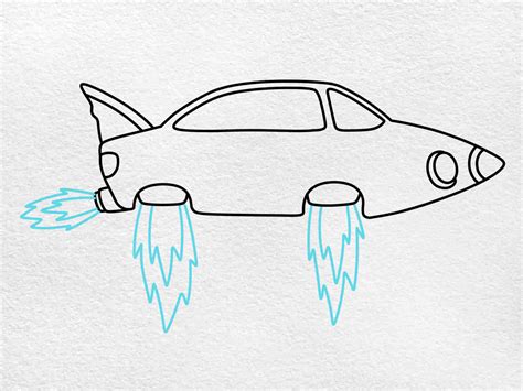 How To Draw Flying Car