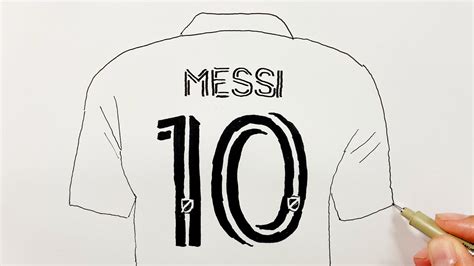 How To Draw Messi Shirt
