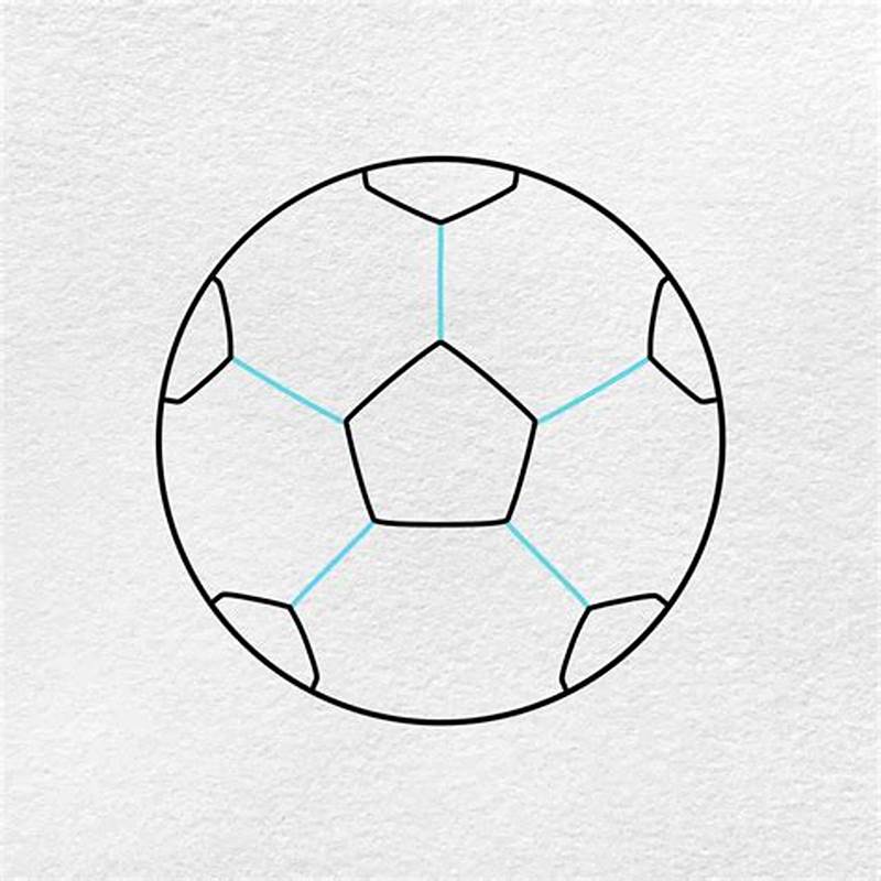 How To Draw Soccer Ball Pattern