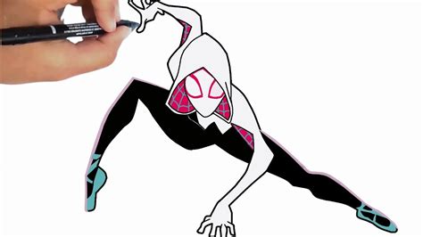 How To Draw Spider Woman