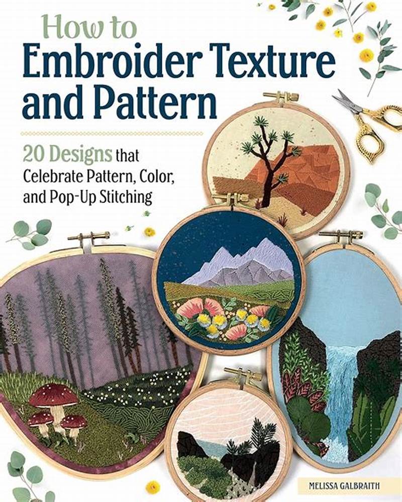 How To Embroider Texture And Pattern