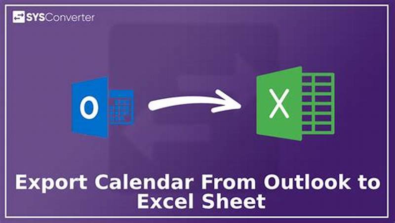 How To Export Excel To Calendar
