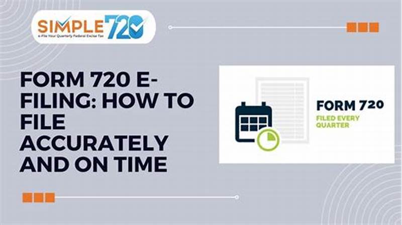 How To File Form 720 Electronically