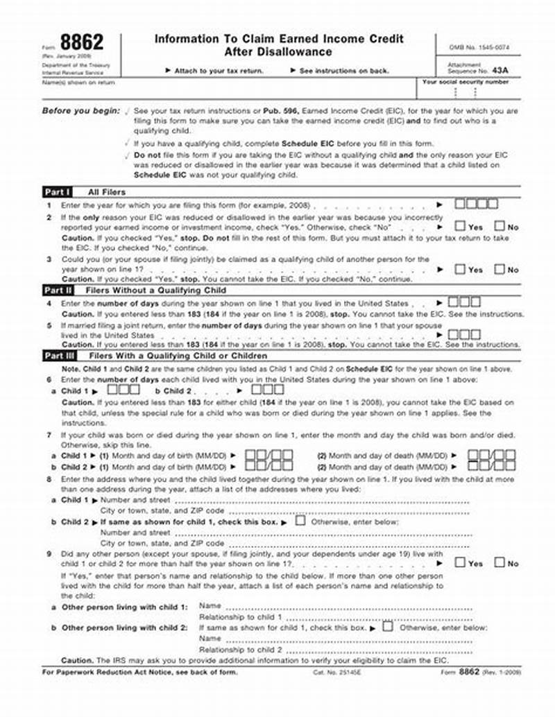 How To File Form 8862