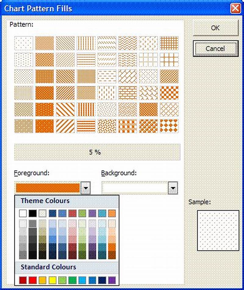 How To Fill Cell With Pattern Excel