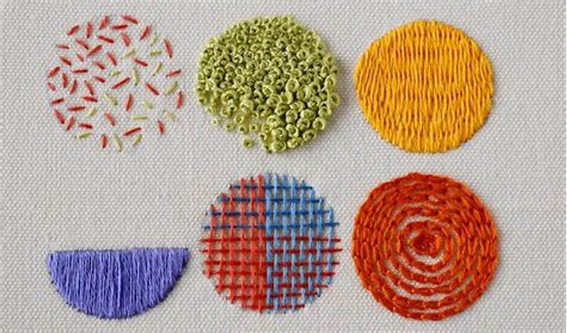 How To Fill In An Embroidery Pattern