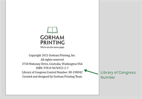 How To Find Library Of Congress Catalog Number