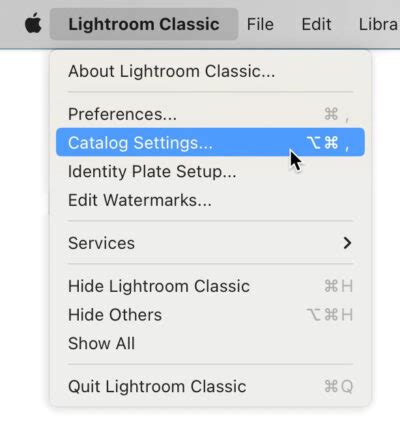 How To Find Location Of Lightroom Classic Catalog