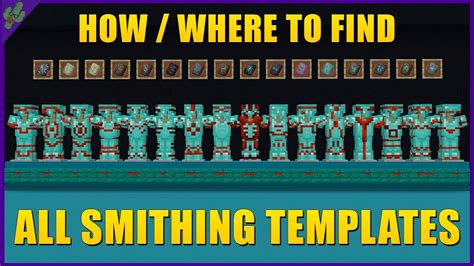 How To Get Smithing Templates Minecraft