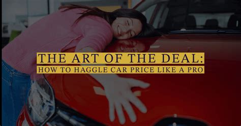 How To Haggle Car Price
