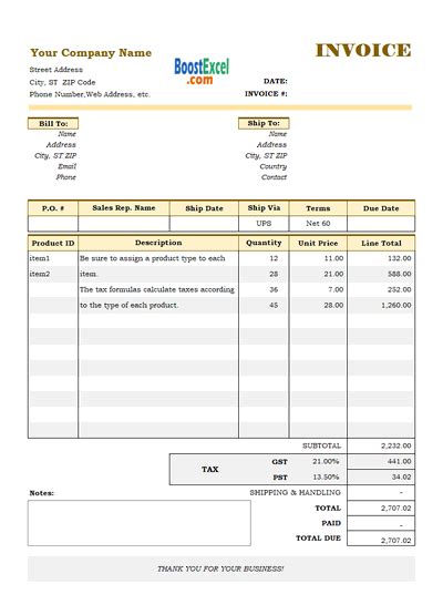 How To Handle Invoices With Mixed Chart Of Accounts Items