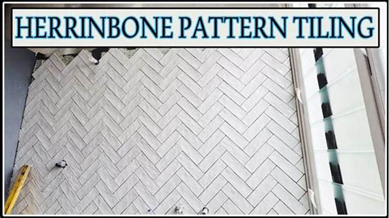 How To Install Tile Herringbone Pattern