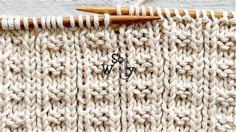 How To Knit Checkered Pattern