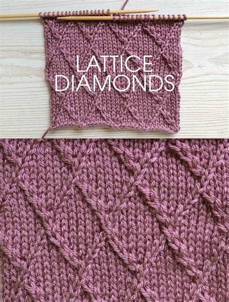 How To Knit Diamond Cable Pattern