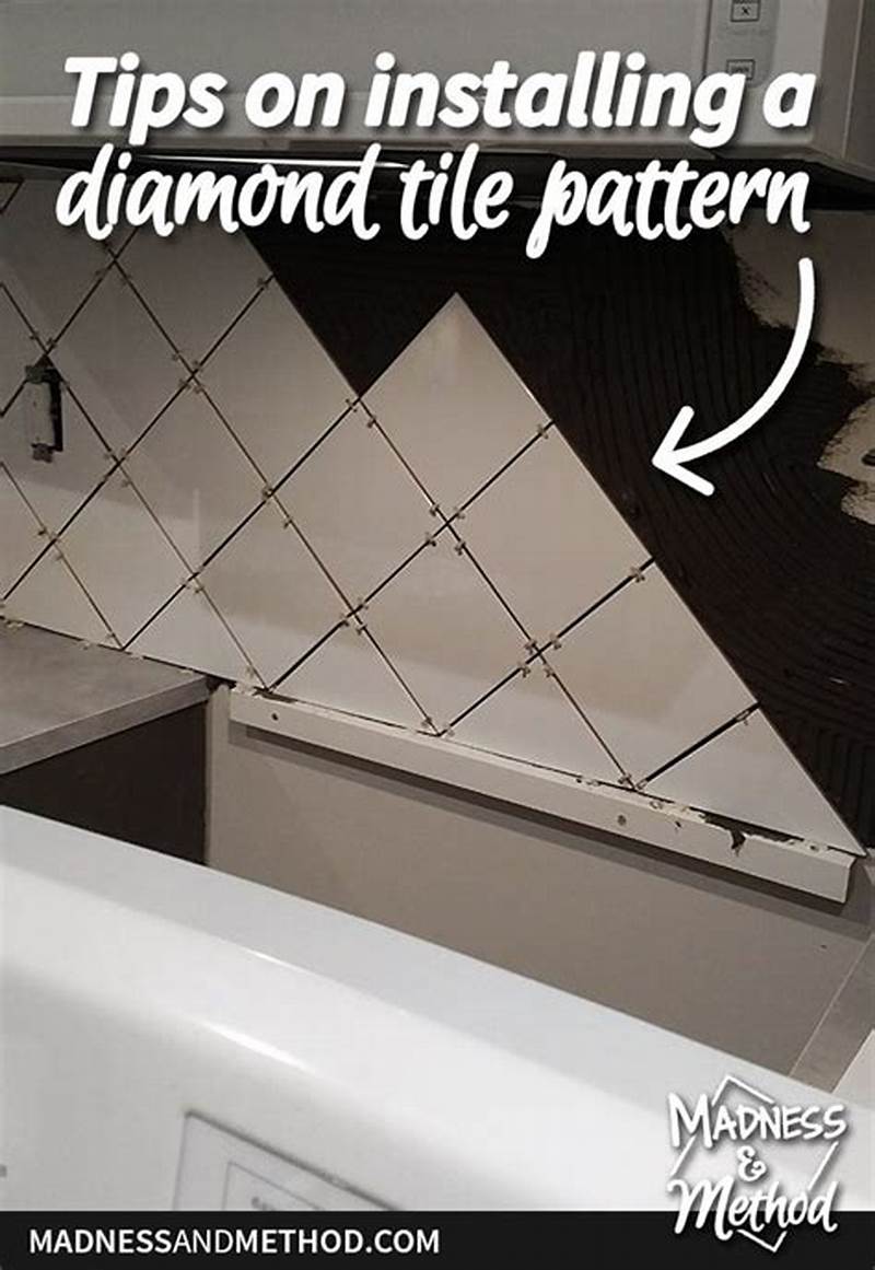 How To Lay Diamond Pattern Tile