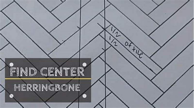 How To Layout A Herringbone Pattern